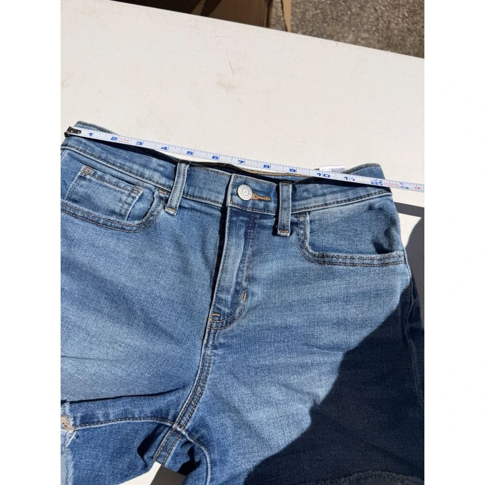 2 Pairs Girls Old Navy Jean Shorts Size 14 c10